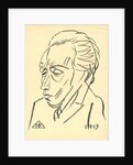 Portrait of the Poet Velimir Khlebnikov, 1913 by Nikolai Ivanovich Kulbin