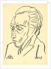 Portrait of the Poet Velimir Khlebnikov, 1913 by Nikolai Ivanovich Kulbin