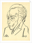 Portrait of the Poet Velimir Khlebnikov, 1913 by Nikolai Ivanovich Kulbin