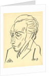 Portrait of the Poet Velimir Khlebnikov, 1913 by Nikolai Ivanovich Kulbin