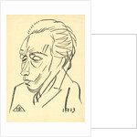 Portrait of the Poet Velimir Khlebnikov, 1913 by Nikolai Ivanovich Kulbin