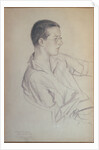 Portrait of the composer Dmitri Shostakovitch, 1923 by Boris Michaylovich Kustodiev