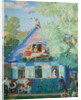 Small Blue House, 1920 by Boris Michaylovich Kustodiev