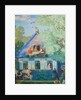 Small Blue House, 1920 by Boris Michaylovich Kustodiev