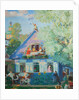 Small Blue House, 1920 by Boris Michaylovich Kustodiev