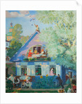 Small Blue House, 1920 by Boris Michaylovich Kustodiev