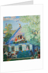 Small Blue House, 1920 by Boris Michaylovich Kustodiev
