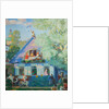 Small Blue House, 1920 by Boris Michaylovich Kustodiev