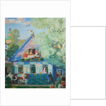 Small Blue House, 1920 by Boris Michaylovich Kustodiev