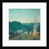 Campfire, 1916 by Boris Michaylovich Kustodiev