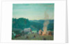 Campfire, 1916 by Boris Michaylovich Kustodiev