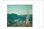 Campfire, 1916 by Boris Michaylovich Kustodiev