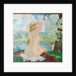 A Bather, 1921 by Boris Michaylovich Kustodiev