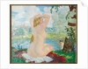 A Bather, 1921 by Boris Michaylovich Kustodiev