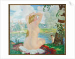 A Bather, 1921 by Boris Michaylovich Kustodiev