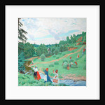 Hay Making, 1917 by Boris Michaylovich Kustodiev
