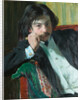 Portrait of the poet Janko Lavrin, 1909 by Boris Michaylovich Kustodiev