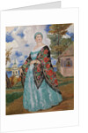 Merchants Wife, 1923 by Boris Michaylovich Kustodiev