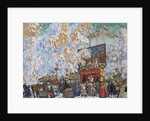 Show-booths, 1917 by Boris Michaylovich Kustodiev