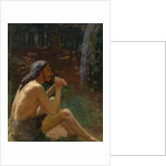 Caveman Playing the Flute by Konstantin Pavlovich Kuznetsov