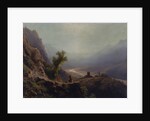 In the Caucasus Mountains, 1879 by Lev Felixovich Lagorio