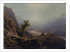 In the Caucasus Mountains, 1879 by Lev Felixovich Lagorio
