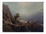 In the Caucasus Mountains, 1879 by Lev Felixovich Lagorio