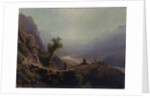 In the Caucasus Mountains, 1879 by Lev Felixovich Lagorio