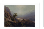 In the Caucasus Mountains, 1879 by Lev Felixovich Lagorio