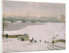 Crossing the frozen Neva River, 1935 by Nikolay Fyodorovich Lapshin