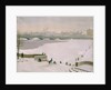 Crossing the frozen Neva River, 1935 by Nikolay Fyodorovich Lapshin