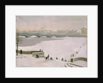Crossing the frozen Neva River, 1935 by Nikolay Fyodorovich Lapshin
