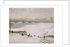 Crossing the frozen Neva River, 1935 by Nikolay Fyodorovich Lapshin
