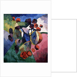 Blue jug and fruits, 1913 by Aristarkh Vasilyevich Lentulov