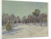 Garden in snow, 1880s by Isaak Ilyich Levitan