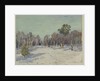 Garden in snow, 1880s by Isaak Ilyich Levitan