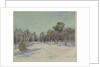 Garden in snow, 1880s by Isaak Ilyich Levitan