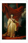 Portrait of Catherine II the Legislatress in the Temple Devoted to the Godess of Justice by Dmitri Grigorievich Levitsky