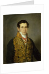 Portrait of Grigory Mitusov, 1826 by Dmitri Grigorievich Levitsky