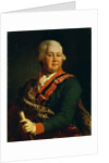 Portrait of Count Valentin Platonovich Ivanovich Musin-Pushkin, End 1780s by Dmitri Grigorievich Levitsky