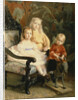 Portrait of the Stasovs Children, Early 1870s by Konstantin Yegorovich Makovsky