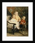 Portrait of the Stasovs Children, Early 1870s by Konstantin Yegorovich Makovsky