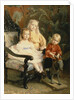 Portrait of the Stasovs Children, Early 1870s by Konstantin Yegorovich Makovsky