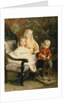Portrait of the Stasovs Children, Early 1870s by Konstantin Yegorovich Makovsky