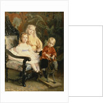 Portrait of the Stasovs Children, Early 1870s by Konstantin Yegorovich Makovsky