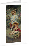 Portrait of the Artists Children, 1882 by Konstantin Yegorovich Makovsky