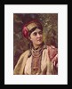 Girl in Traditional Dress by Konstantin Yegorovich Makovsky