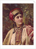 Girl in Traditional Dress by Konstantin Yegorovich Makovsky