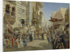 The Handing over of the Sacred Carpet in Cairo, 1876 by Konstantin Yegorovich Makovsky