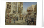The Handing over of the Sacred Carpet in Cairo, 1876 by Konstantin Yegorovich Makovsky